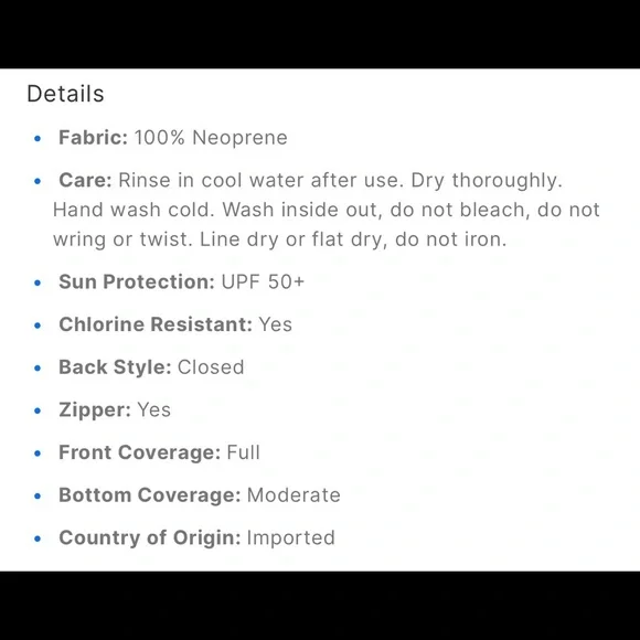 Johnny Was Taina Neoprene One Piece Swimsuit - Picture 12 of 13